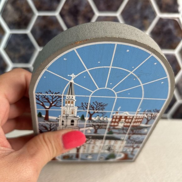 Cat's Meow 2000 Windows of the Seasons - Winter Window - Hand Signed Blemishes* - Picture 2 of 6